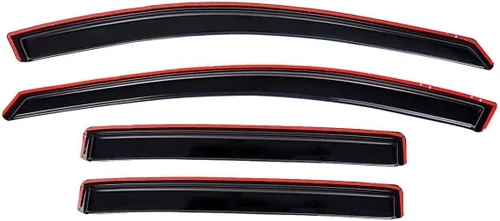 Vista 4 de Lightronic WV194383 - Protector de lluvia para ventana lateral en canal, humo oscuro, juego de 4 piezas, se adapta a Ford Escape 2013-2019