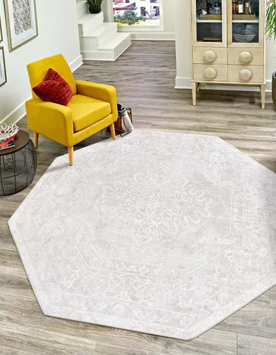 Vista 11 de Unique Loom Oxford Collection Alfombra de área Bodleian (2' x 3' 1", rectangular, beige/marfil)
