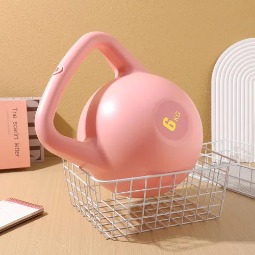 Vista 5 de GALPADA Pesa rusa llena de agua, material de polietileno, portátil, equipo de levantamiento de pesas suave para hombres y mujeres, diseño seguro