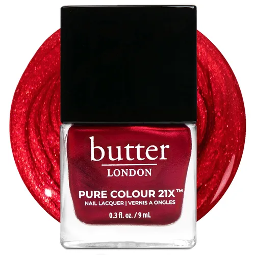 Vista 19 de butter LONDON PC21X Esmalte de uñas – Secado rápido, color de larga duración con acabado similar al gel y laca de uñas resistente a las virutas que
