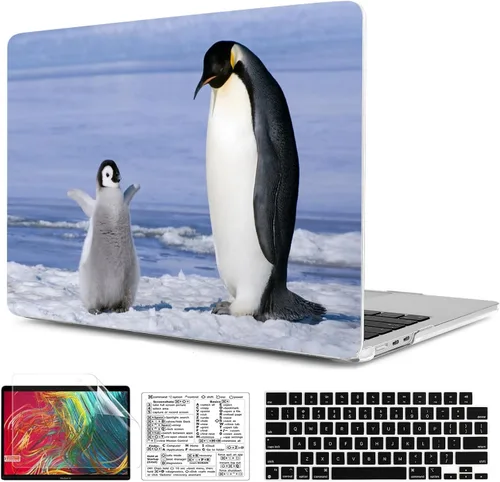 Vista 13 de Funda compatible con MacBook Air de 15 pulgadas 2026 2025-2023 Release M5 A3448 M4 A3241 M3 A3114 M2 A2941 Funda de plástico duradera con cubierta