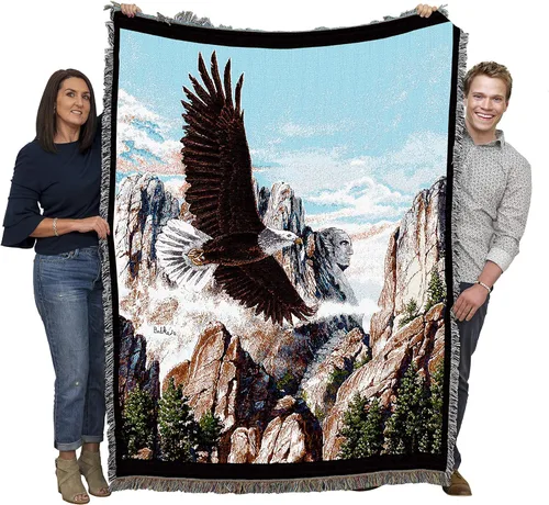 Vista 10 de Pure Country Weavers Manta del Parque Nacional Acadia, manta de tapiz de algodón para regalo, fabricada en los Estados Unidos, 72 x 54 pulgadas