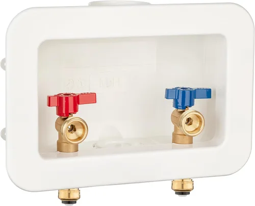 Vista 12 de [1 unidad] Lingmfg Caja de salida para lavadora PEX-A expansión con drenaje central de 2 pulgadas, expansión PEX-A de 1/2 pulgada, conecta mangueras
