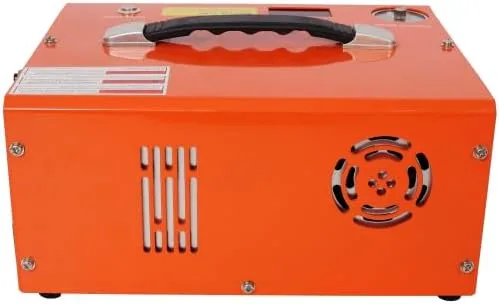 Vista 8 de 【LuckyNote】Compresor de aire PCP, compresor PCP portátil de 4500PSI con convertidor integrado, parada automática DC12V/AC120V bomba de compresor