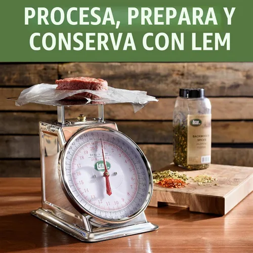 Vista 6 de LEM Productos Báscula de acero inoxidable de 44 libras, plata