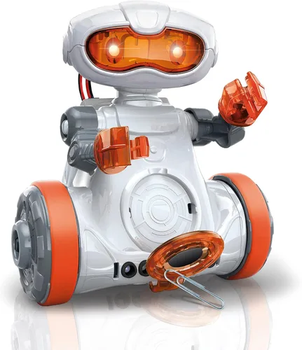 Vista 2 de Clementoni - Science & Play Mio Robot: Robot interactivo de aprendizaje STEM con aplicación, evitación de obstáculos y función de dibujo