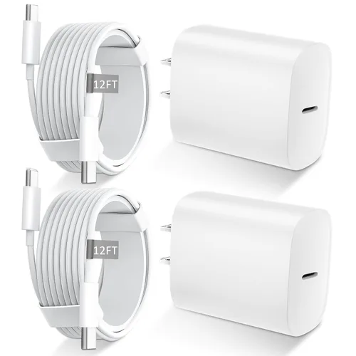 Vista 9 de Cargador para iPhone 16 15 Pro Max de carga rápida, bloque de carga USB C de 20 W para iPhone 16 15 con cable de carga tipo C de 3 metros