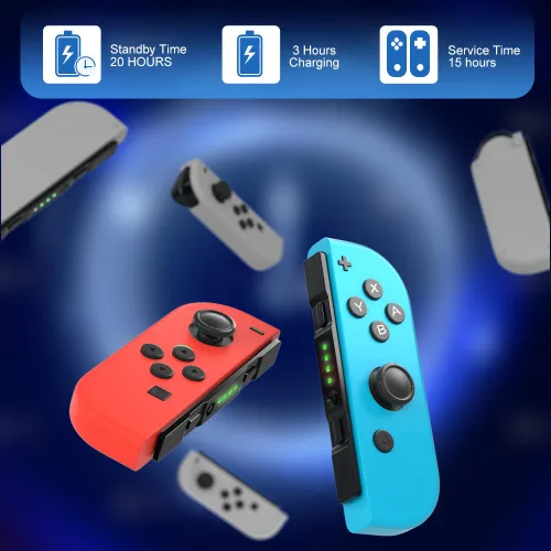 Vista 3 de Wireless Controller for Switch,Wireless Gamepad Switch Controller Support Motion ControlDual VibrationHLA
