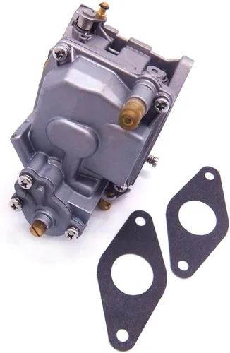 Vista 5 de SouthMarine 66M-14301-12 Carburador de motor y 66M-13646-00 juntas (2 piezas) para Yamaha 4 tiempos 15hp F15 motor de arranque eléctrico
