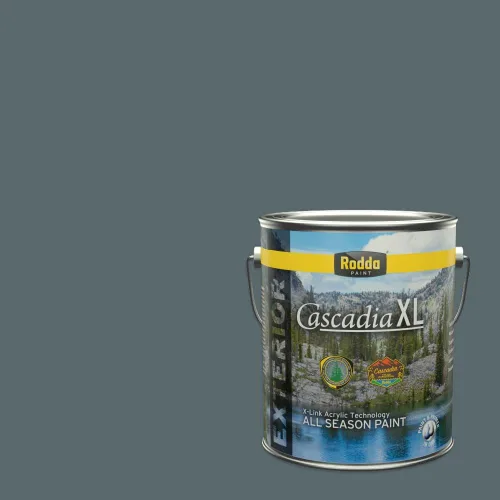 Vista 83 de Rodda Paint CASCADIA XL Pintura e imprimación satinada exterior en uno, cuarto de galón, Acapulco Dive