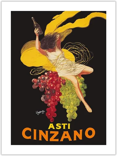Vista 13 de Asti Cinzano - Asti Spumante - Vino blanco espumoso italiano - Póster publicitario vintage por Leonetto Cappiello c.1910 - Impresión de papel mate