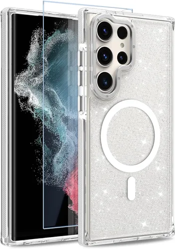 Vista 255 de Funda magnética para Google Pixel 10 Pro XL [compatible con Magsafe] [bonito diseño fluorescente de moda] a prueba de golpes, delgada, translúcida