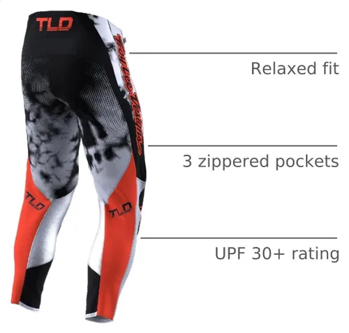 Vista 3 de Troy Lee Designs Youth GP Pant Astro Gris Claro/Naranja