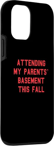 Vista 3 de iPhone 12 mini Attending My Parents’ Basement Fall Gamer Funny Fan Red Case