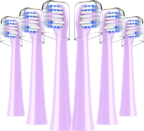 Vista 13 de Cabezales de repuesto compatibles con el cepillo de dientes Colgate Hum - Cabezales de repuesto compatibles con cepillo de dientes Hum Smart, negro