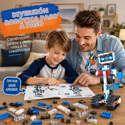 Vista 2 de Kit de construcción de robot STEM para niños de 8 a 12 años, aplicación