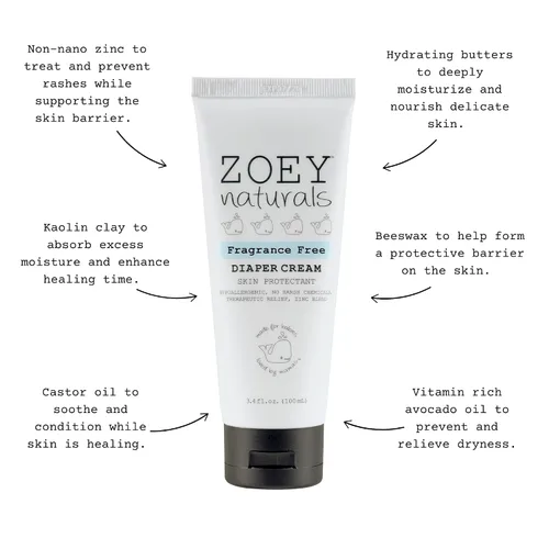 Vista 5 de Crema para pañales para bebés, aprobada por pediatras y dermatólogos, óxido de zinc y arcilla de caolín para alivio calmante y curación, ganadora