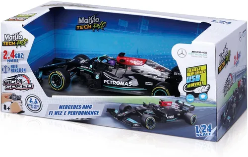 Vista 3 de Maisto 1:24 Premium RC F1 MERCEDES Temporada 2021 L Hamilton (M82355)