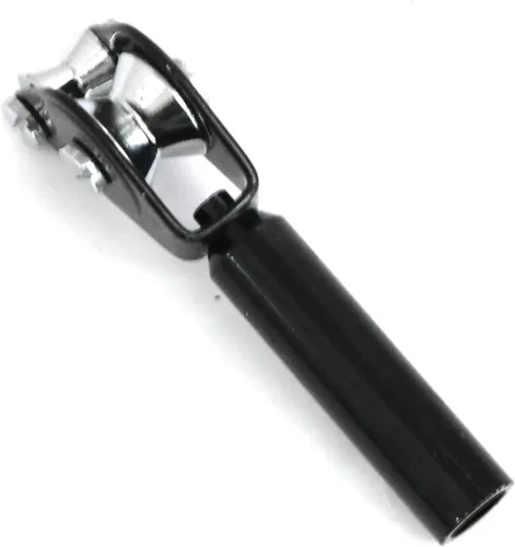 Vista 4 de heyous Rodillo de pesca de acero inoxidable con punta de guía superior caña de pescar para barco de mar, pesca Trolling, negro