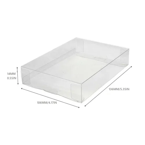 Vista 7 de Childhood 10Pcs Clear Protective Box Case Display Sleeve Protector for Playstation PS Vita Games Cartridge Box