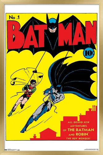 Vista 10 de Trends International DC Comics - Póster de pared de Batman con portada #1, 22.375 x 34 pulgadas, versión premium sin marco