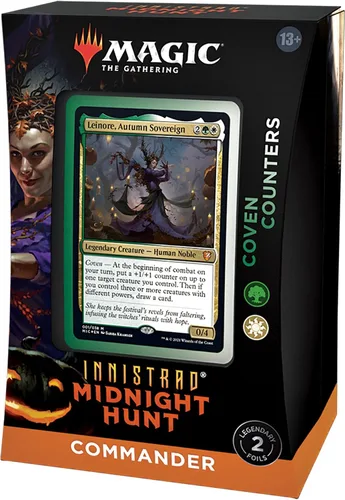 Vista 7 de Magic: The Gathering Innistrad: Caza de Medianoche Mazo de Comandante - Conjuros de Brujas (Verde-Blanco)