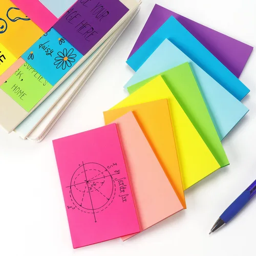 Vista 7 de Winner Aura Sticky Notes - Almohadillas autoadhesivas de colores brillantes de 3 x 5 pulgadas, 8 paquetes de 400 hojas Bloc de notas autoadhesivo