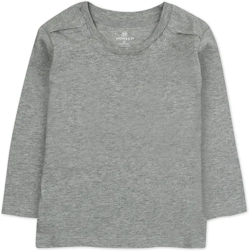 Vista 4 de HonestBaby Camiseta unisex de manga larga para bebé, 100% algodón orgánico