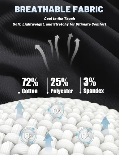Vista 5 de MAGNIVIT Camisas polo de manga corta para hombre, camisas de golf atléticas que absorben la humedad, camisa casual de algodón con cuello de 3 botones