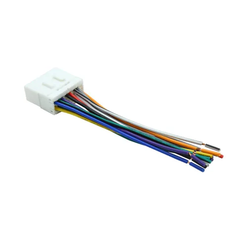 Vista 2 de uxcell DC 12 V 14 Pin coche hembra DVD Radio arnés adaptador conector para Subaru