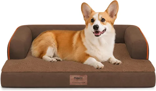 Vista 103 de Cama pequeña para perros y sofá para gatos, camas ortopédicas impermeables para perros pequeños, cama para gatos, sofá para mascotas cómodo