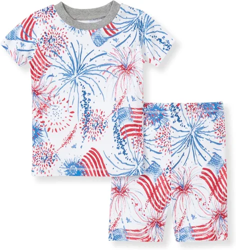 Vista 57 de Burt's Bees Baby Pijama para niña, 2 piezas, camiseta de manga larga y pantalones de algodón orgánico