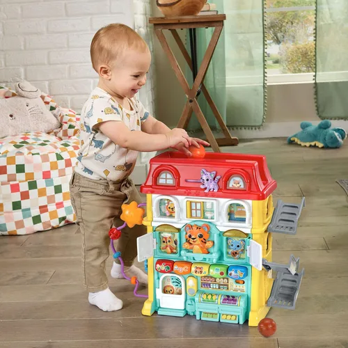 Vista 6 de VTech Juguete de exploración para niños pequeños de la ciudad de actividades arriba y abajo