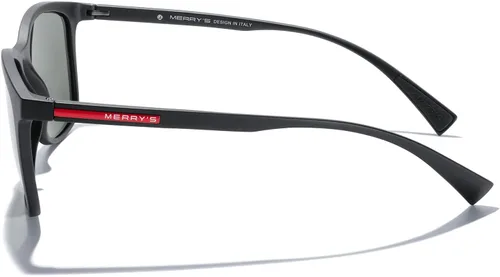 Vista 4 de MERRY'S Lentes de sol polarizados cuadrados para hombres y mujeres, ultraligeros, para conducir, pesca, golf, UV400 S8668