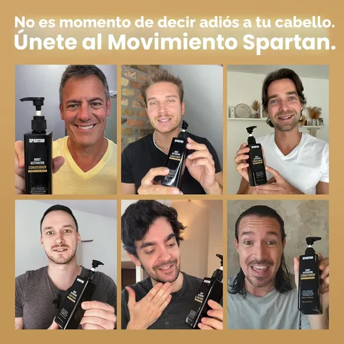 Vista 7 de SPARTAN™ Acondicionador Activador de Raíces para Hombre - Acondicionador para el Crecimiento del Cabello, Hidratante para Cabello Grueso