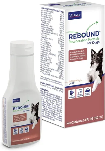 Vista 3 de Virbac Fórmula de Recuperación Rebound para Perros, Transparente
