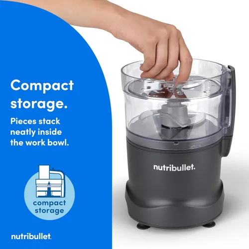 Vista 8 de nutribullet Procesador de alimentos Limitless Gris plomizo