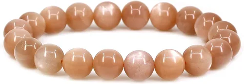Vista 17 de Amandastone Pulsera elástica de cuentas redondas de 0.394 in con piedras preciosas naturales de 7 pulgadas Bloodstone africano