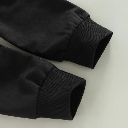 Vista 7 de AEEMCEM Conjunto de 2 piezas de sudadera con estampado de vaca y pantalones deportivos occidentales para niños pequeños para otoño e invierno