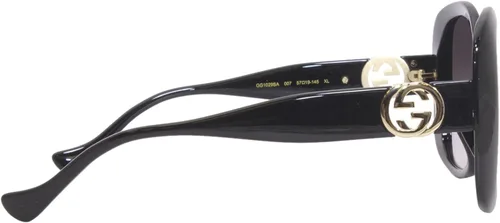 Vista 3 de Gucci GG 1029SA 007 Gradient BlackGray Oversized Square Mujeres Gafas de sol, Negro