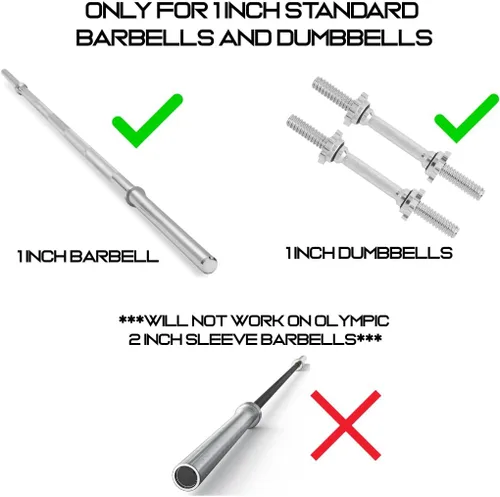 Vista 5 de Micro Gainz Placas de peso fraccionarias estándar de 1 pulgada con orificio central de 8 piezas con bolsa, diseñadas para mancuernas y barras