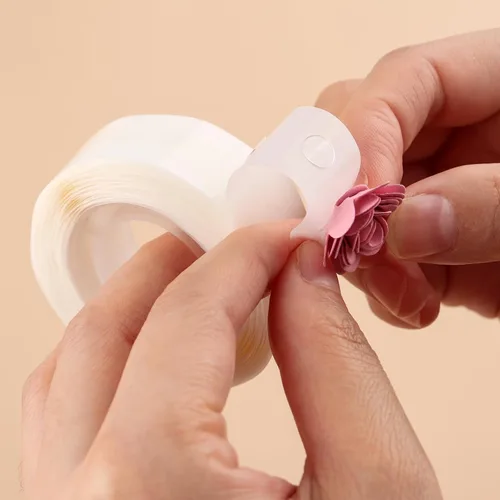 Vista 10 de Briartw 300 puntos adhesivos ultrafinos para manualidades, mini puntos de pegamento transparentes de 1/8 pulgadas (0.118 in), puntos adhesivos