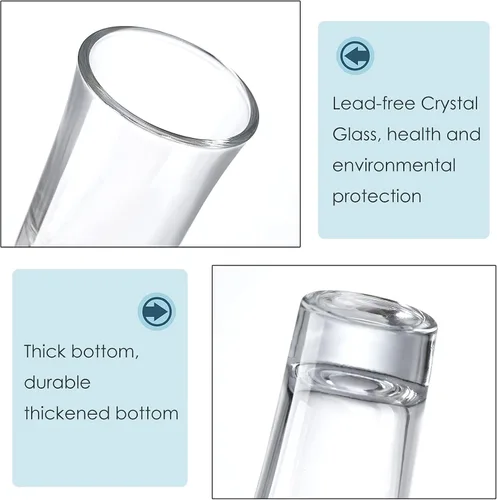 Vista 3 de Paquete de 40 vasos de chupito de base pesada, juego de vasos de chupito de whisky de 1.4 onzas, vasos de vidrio pequeños para licor de licor, bar