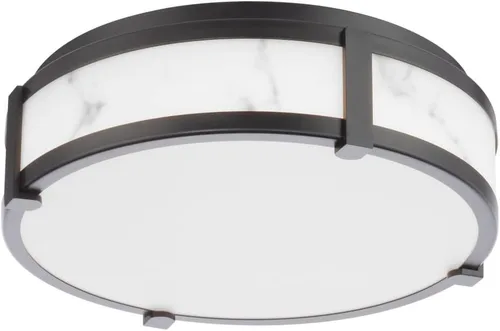 Vista 3 de WAC Lighting dweLED, Constantine 18in LED montaje empotrado 3000K en negro