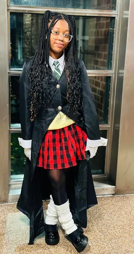 Vista 5 de DAZCOS Disfraz de cosplay para mujer de talla estadounidense con guantes