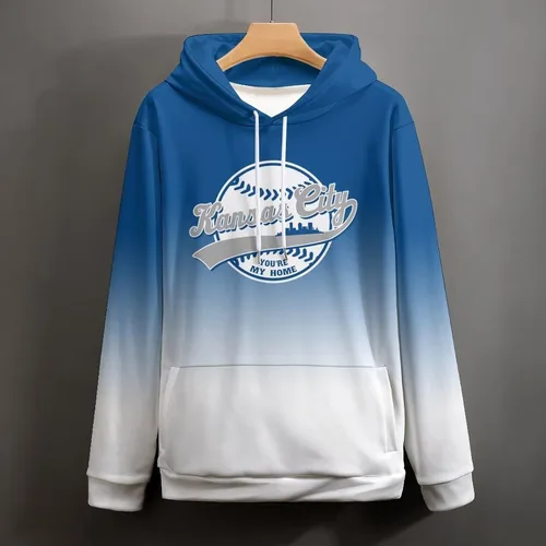 Vista 6 de Custom Baseball Gradient Hoodies-Personalized Name Number Pullover Hooded Sweatshirts Fans Gift for Men,Women,Youths