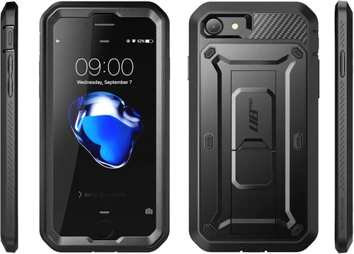 Vista 9 de SUPCASE Funda resistente para iPhone SE de 3ª generación, iPhone SE de 2ª generación, iPhone 7, iPhone 8 (Unicorn Beetle Pro), con protector