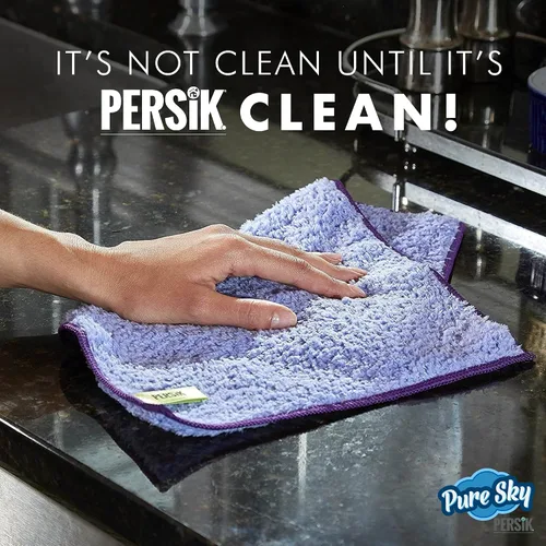 Vista 8 de Pure-Sky Magic Deep Clean - Paño de Limpieza Profunda – SOLO AÑADE Agua, No Se Necesitan Detergentes - Paño de Microfibra Ultra Multiusos - Se