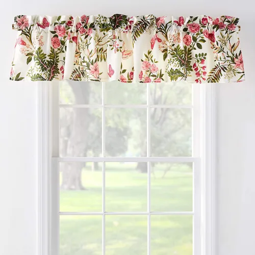Vista 8 de Greenland Home Cenefa de ventana de mariposas, multicolor 84 x 14 pulgadas