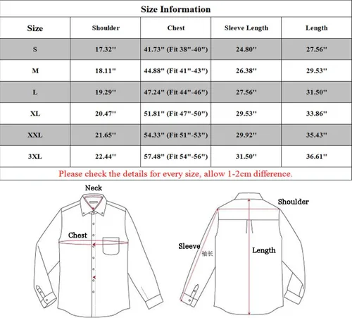 Vista 7 de Dioufond Camisas de pana para hombre, camisa de manga larga para hombre